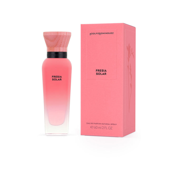 60 ml freesia floral eau de parfum in recycled-glass bottle with wooden cap