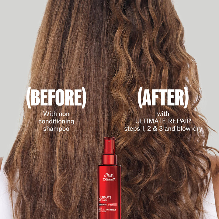 Creamy 1000 ml repair shampoo bottle for damaged, colour‑treated hair