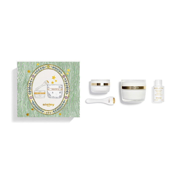 Jar of lightweight anti-age cream for Unisex, 2-piece set, neutral packaging