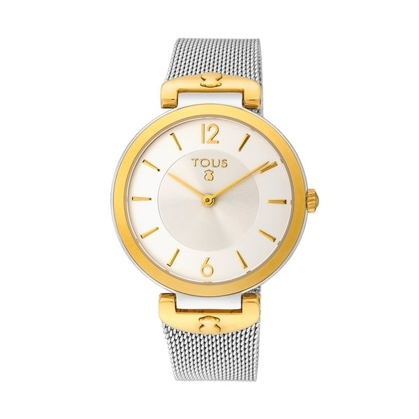 TOUS Gold-Tone Stainless Steel Mesh Watch