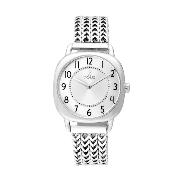 TOUS Silver Stainless Steel Analog Watch