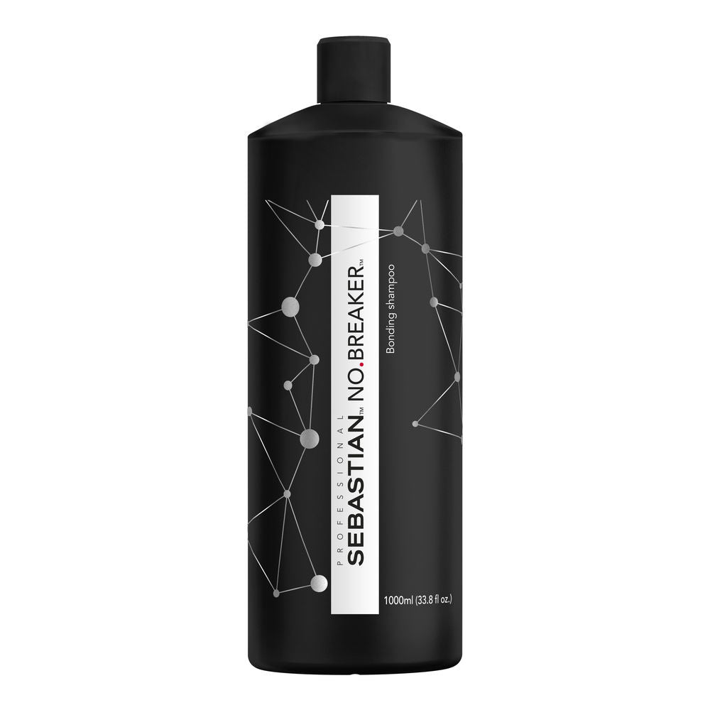 1 litre bottle of No.Breaker strengthening shampoo for dry, damaged hair, Unisex