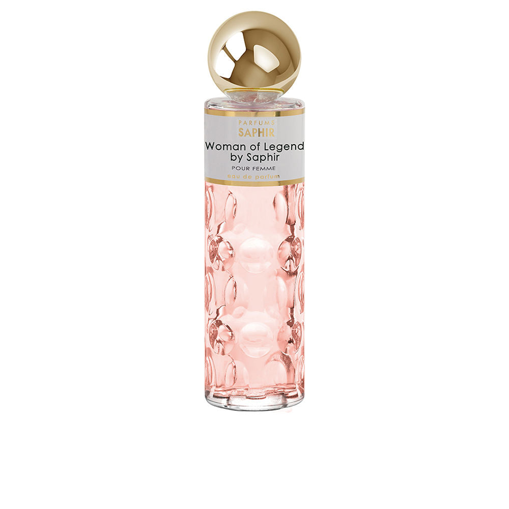 Parfums Saphir fruity floral eau de parfum bottle on neutral background