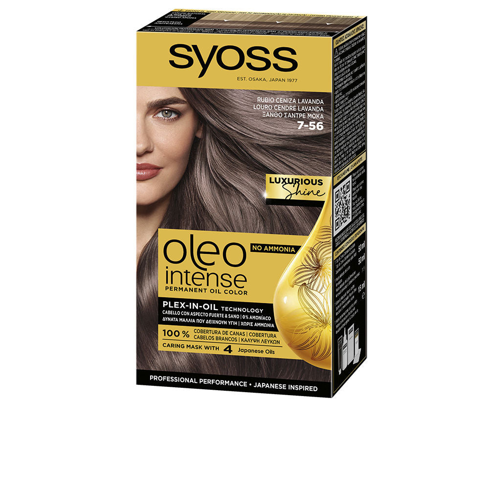 Tube and applicator of oil-texture, ammonia-free permanent hair colour, shade 7-56