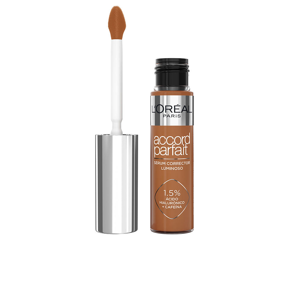 L'Oréal Paris Brown serum corrector in plastic tube with silver screw cap and applicator wand, modern styling