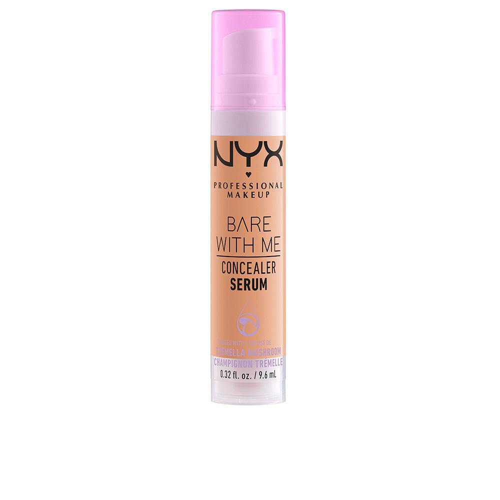 Tube of lightweight serum concealer in light tan shade, 9.6 ml, dispensing tip