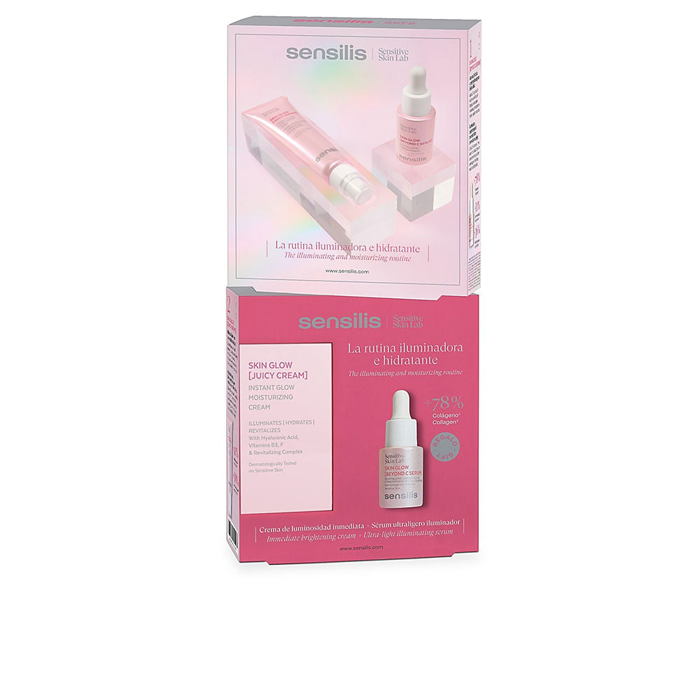 Jar of illuminating moisturiser with creamy texture, dew-finish cream for Women