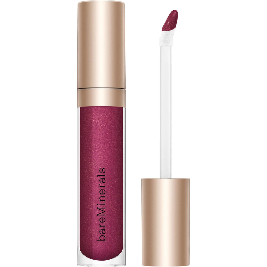 4 ml glossy fruit-oil lip balm in sheer Ambition shade, portable tube