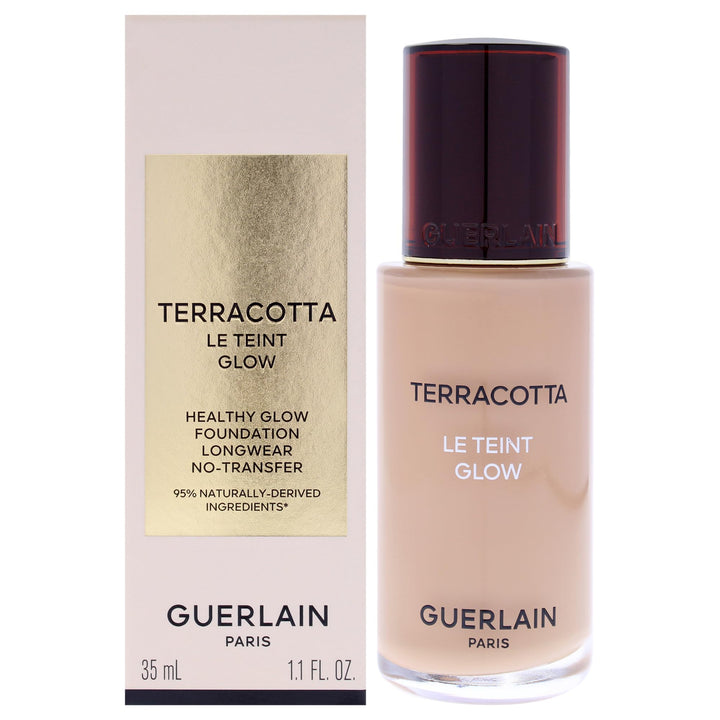 30 ml pump foundation bottle, warm neutral shade 3.5N, fluid radiant finish