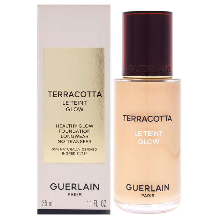 30 ml luminous terracotta fluid foundation in pump bottle, shade 2N