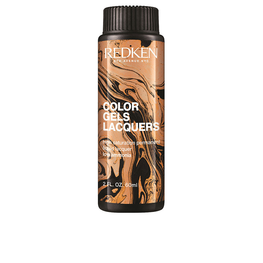 Three 60 ml bottles of liquid permanent hair colour in 6RO Bonfire shade