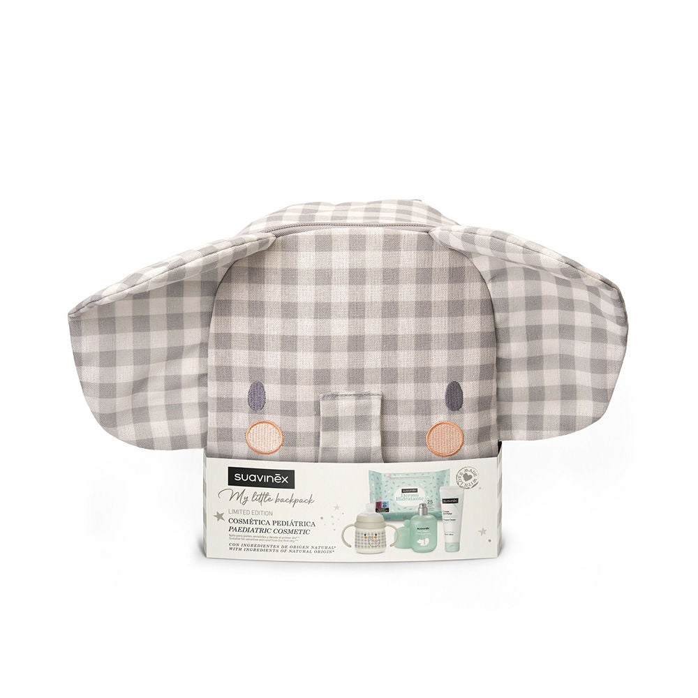 Small Suavinex Memories baby cologne bottle with cosmetic pouch, gentle fragrance