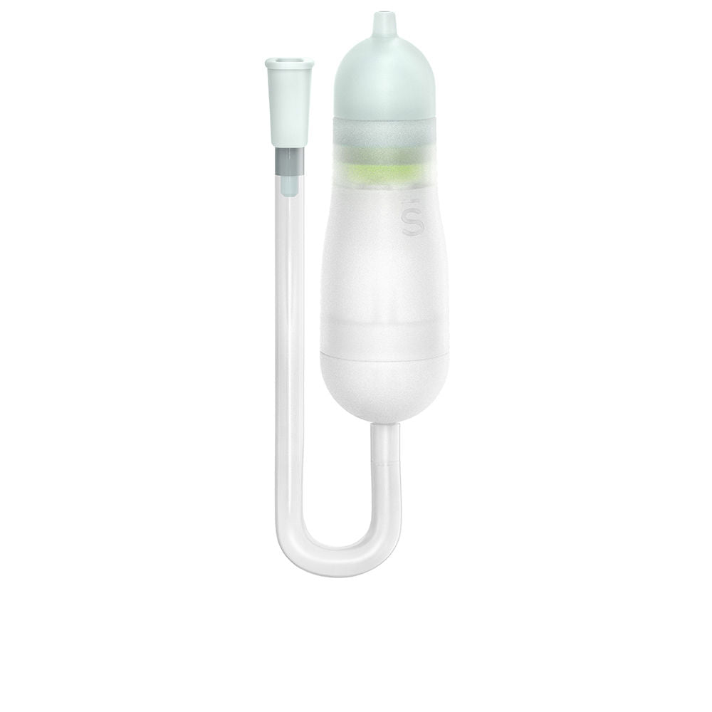 Soft-tipped Suavinex nasal aspirator for gentle baby nose clearing, easy-to-clean design