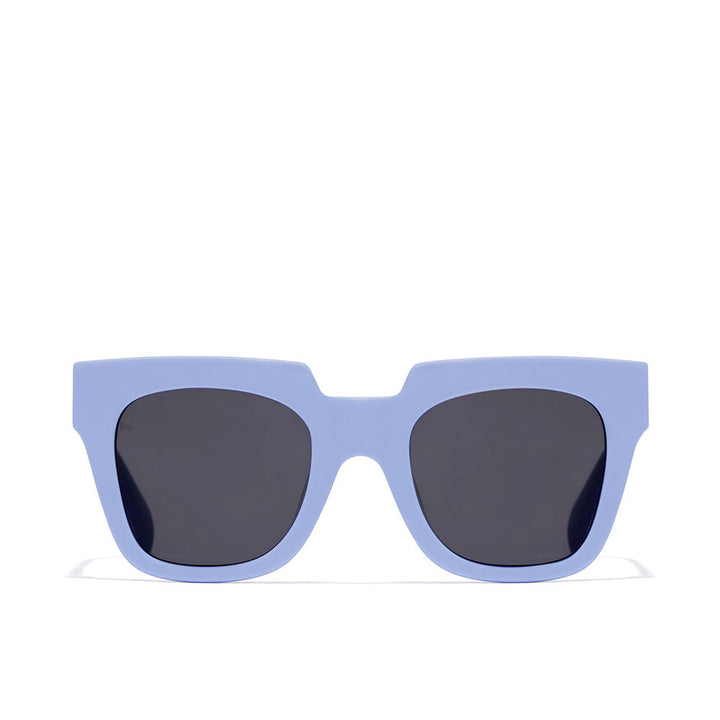 Soft blue ash acetate shield sunglasses, 56 mm lenses, 145 mm temples