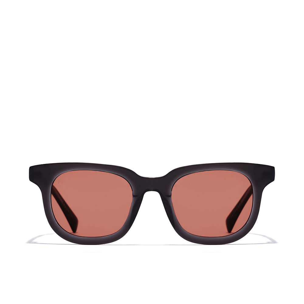 Square dark grey sandstone acetate sunglasses, Unisex, 51 mm lenses