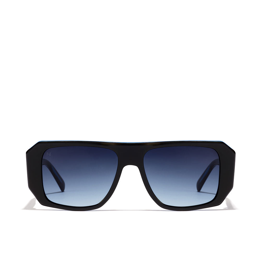 Dark blue denim acetate aviator sunglasses, Unisex, 50 mm lenses, 16 mm bridge