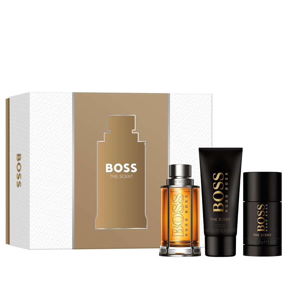 Cage-style bottle showing amber liquid; unisex Eau de Toilette with ginger and leather notes