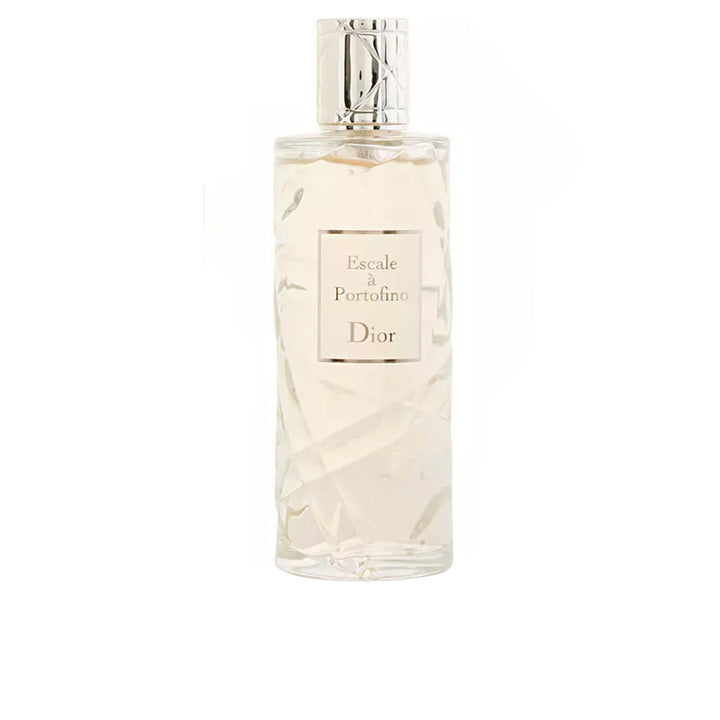 Clear cylindrical perfume bottle, pale citrus liquid, 125 ml, citrus-aromatic perfume for Women