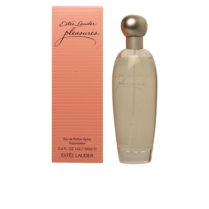 Clear glass 100 ml floral eau de parfum bottle with minimalist label