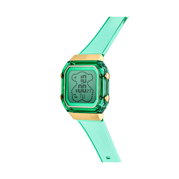 Timeless Elegance in Transparent Green and Gold
