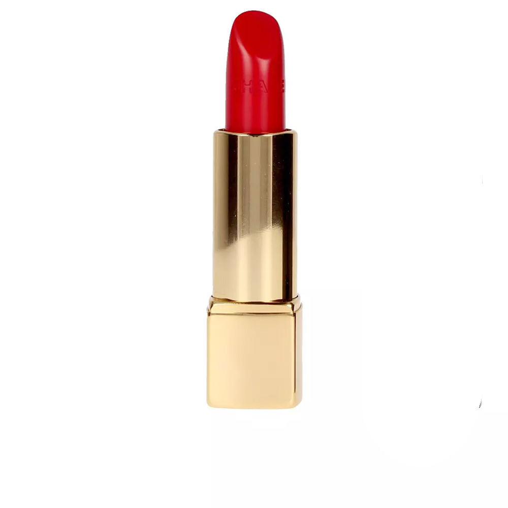 Satin red lipstick bullet, 3.5 g, shade 104-passion, black case