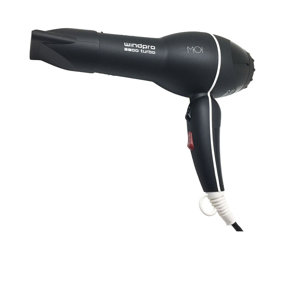 Matte and gloss ionic‑ceramic professional hair dryer with nozzle, 2.5 m cable