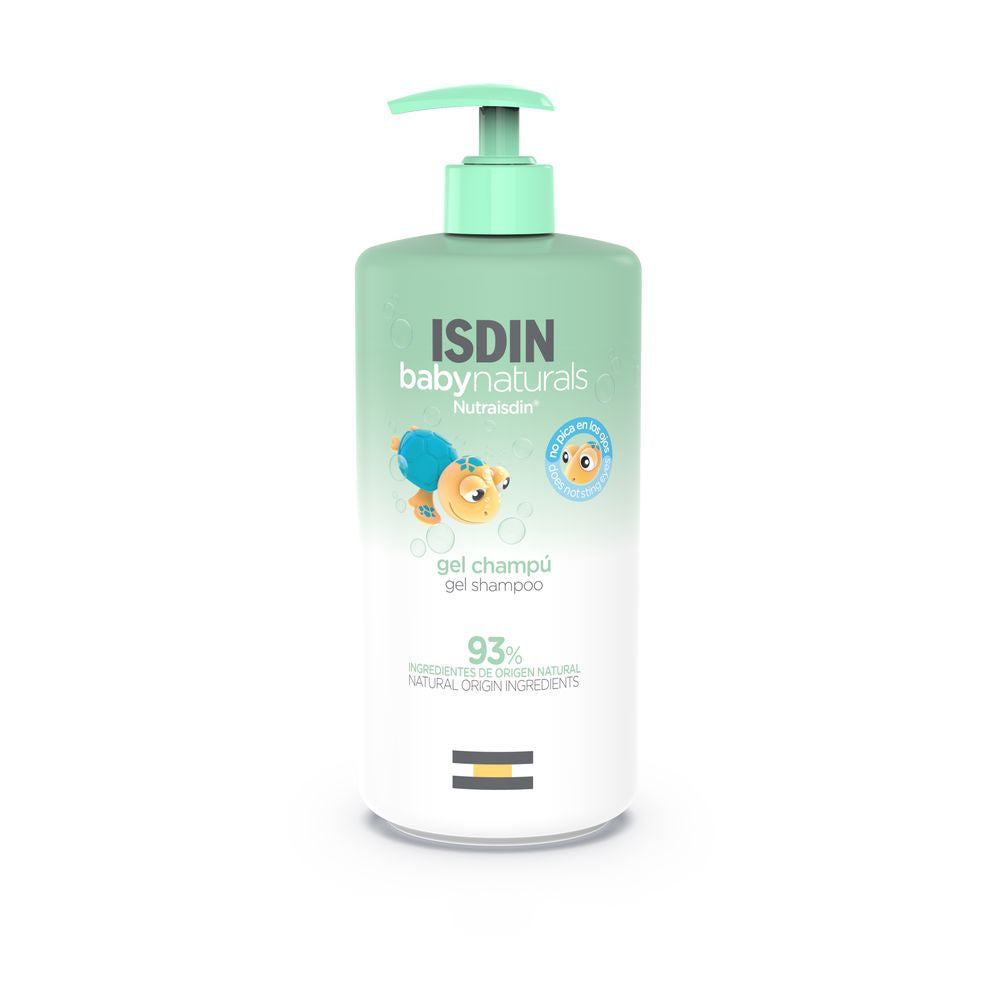 750 ml pump bottle of unisex gentle natural baby shampoo gel