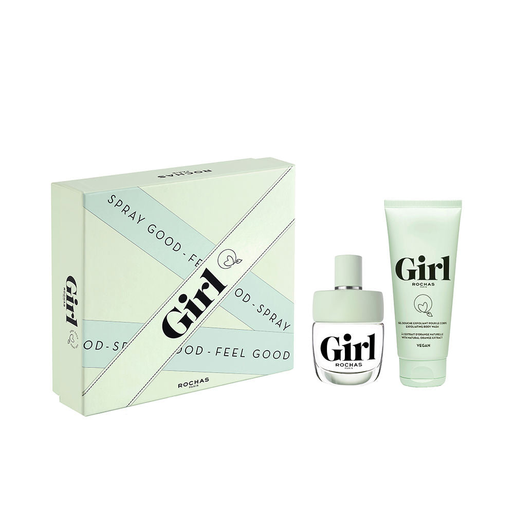 Gift set with floral-citrus perfume in ecodesigned bottle showing recycled glass