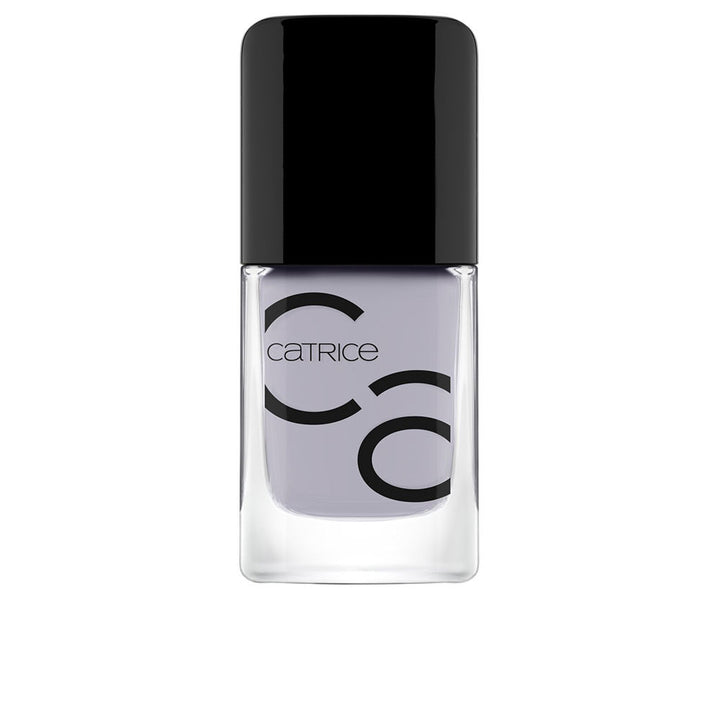 Bottle of deep berry‑grey nail polish, glossy gel finish, 10.5 ml