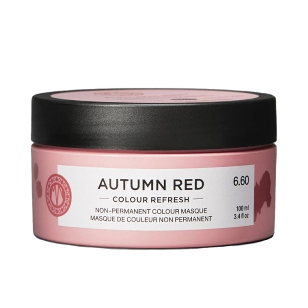 300 ml Autumn Red semi‑permanent hair colour mask in a cream jar, copper pigment