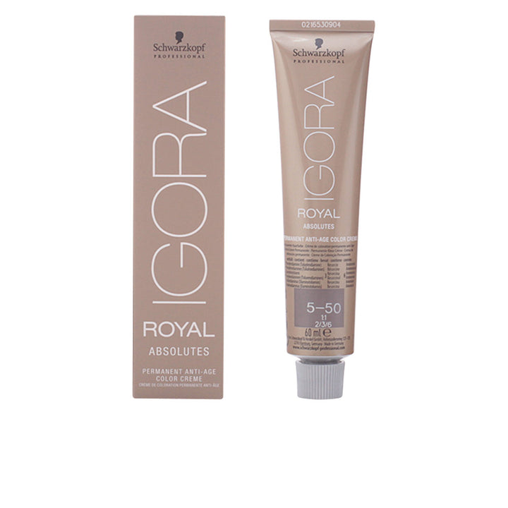 60 ml tube of permanent hair colour cream, shade 5-50, for mature hair