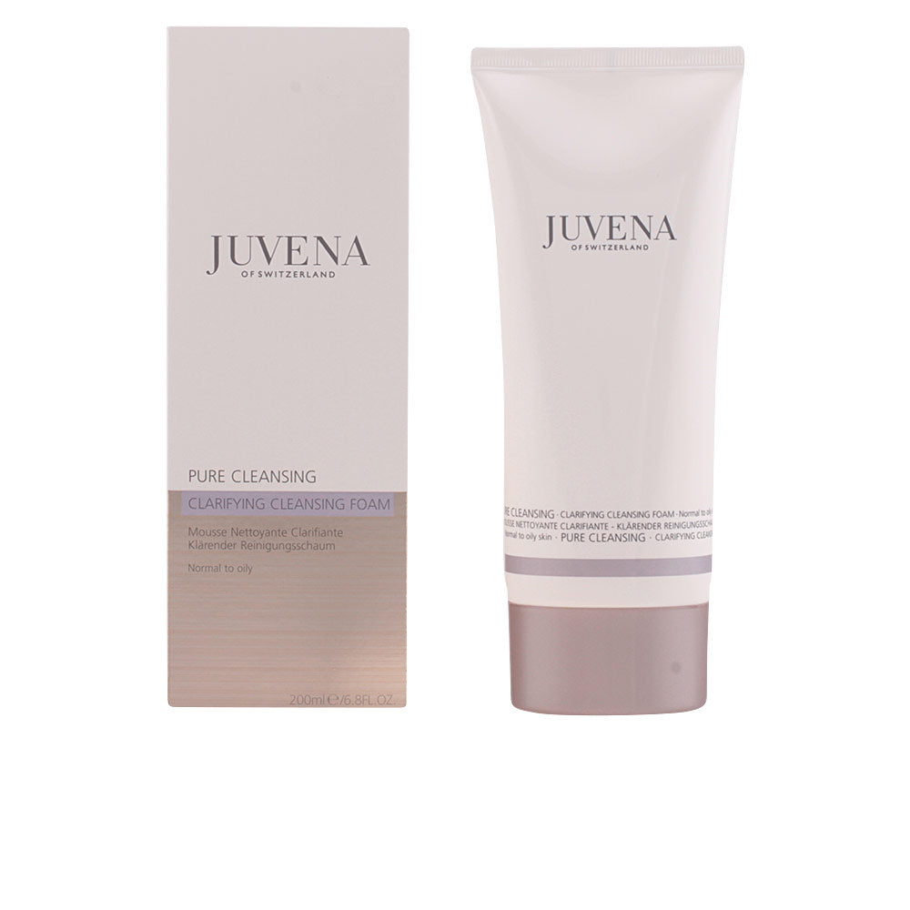 Bottle of Juvena Pure Cleansing Clarifying Foam for normal to oily skin