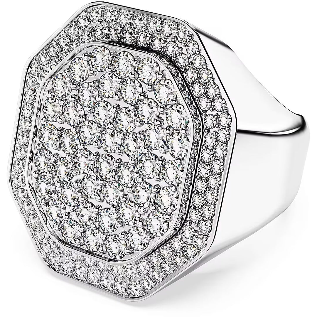 Diamond Pavé Ring in White Gold and Platinum