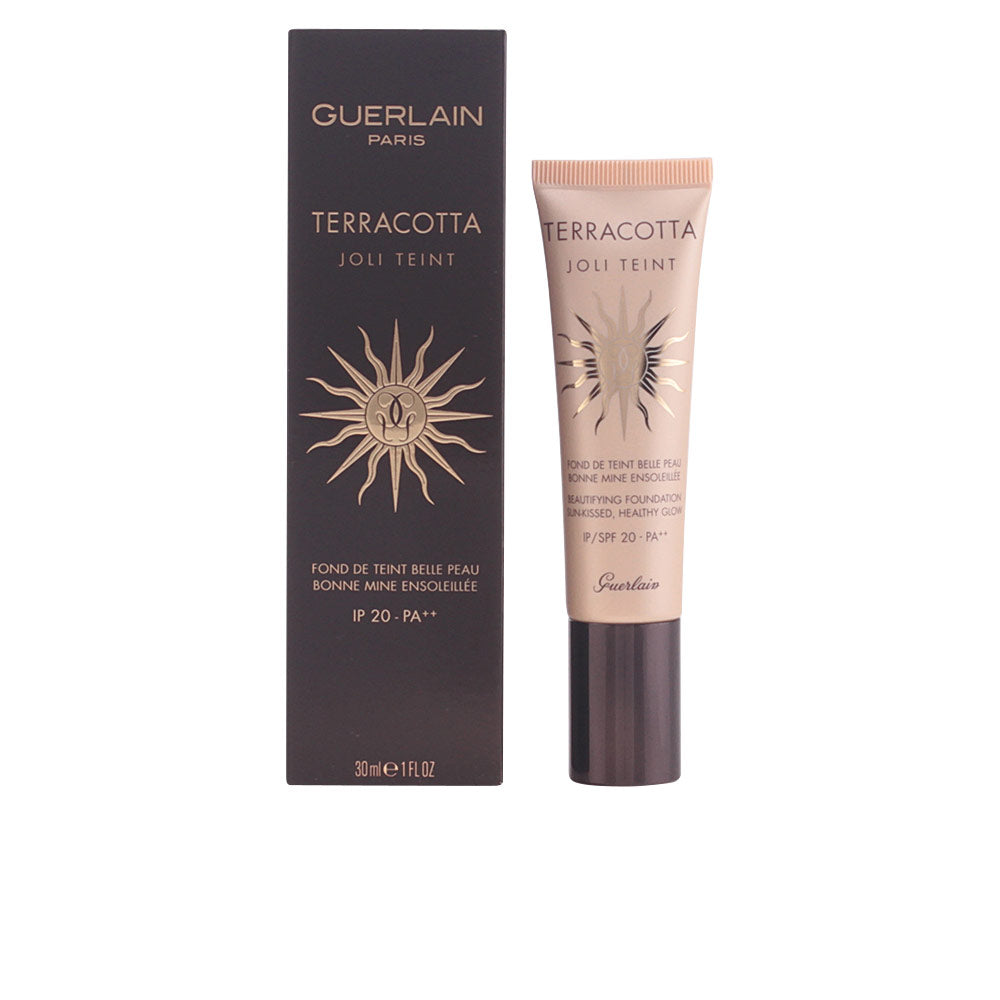 Glass bottle of Terracotta luminous treatment foundation, 30 ml, light shade