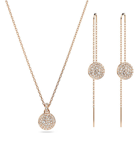 Radiant Rose Gold Crystal Elegance
