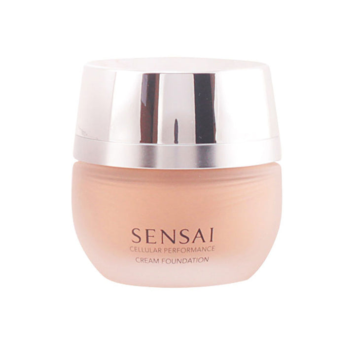 30 ml cream foundation bottle in Almond Beige, hydrating anti‑age formula, SPF 15