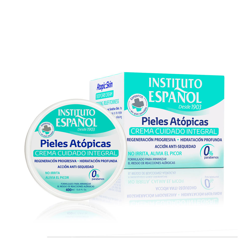 Tube of Instituto Español Atopic Skin Repair Cream for sensitive, atopic-prone skin