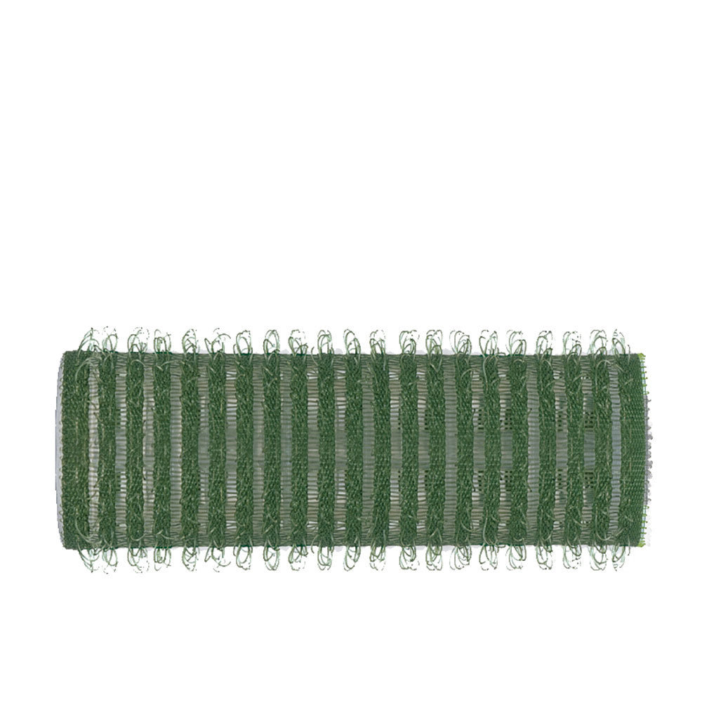 Six self-adhesive hair rollers, textured surface, compact pack