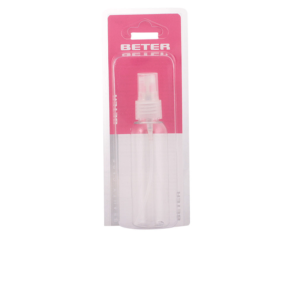 60 ml clear plastic refillable perfume atomiser with spray nozzle for Unisex use