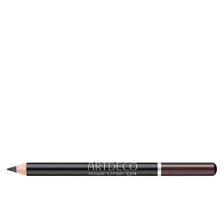 Artdeco Black wood eyeliner pencil with sharpened dark-brown tip, printed brand name and color-coded end