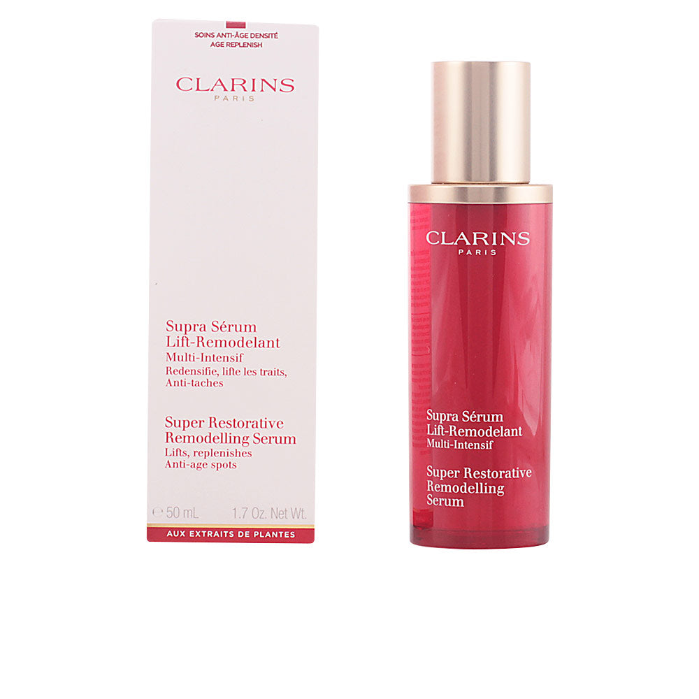 Opaque glass bottle of resculpting serum, 50 ml, neutral beige packaging