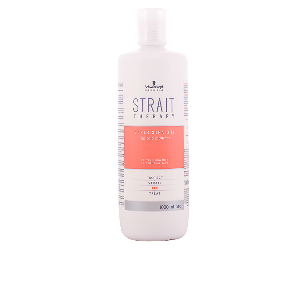 One-litre neutralising thermal milk bottle for post-straightening hair treatment