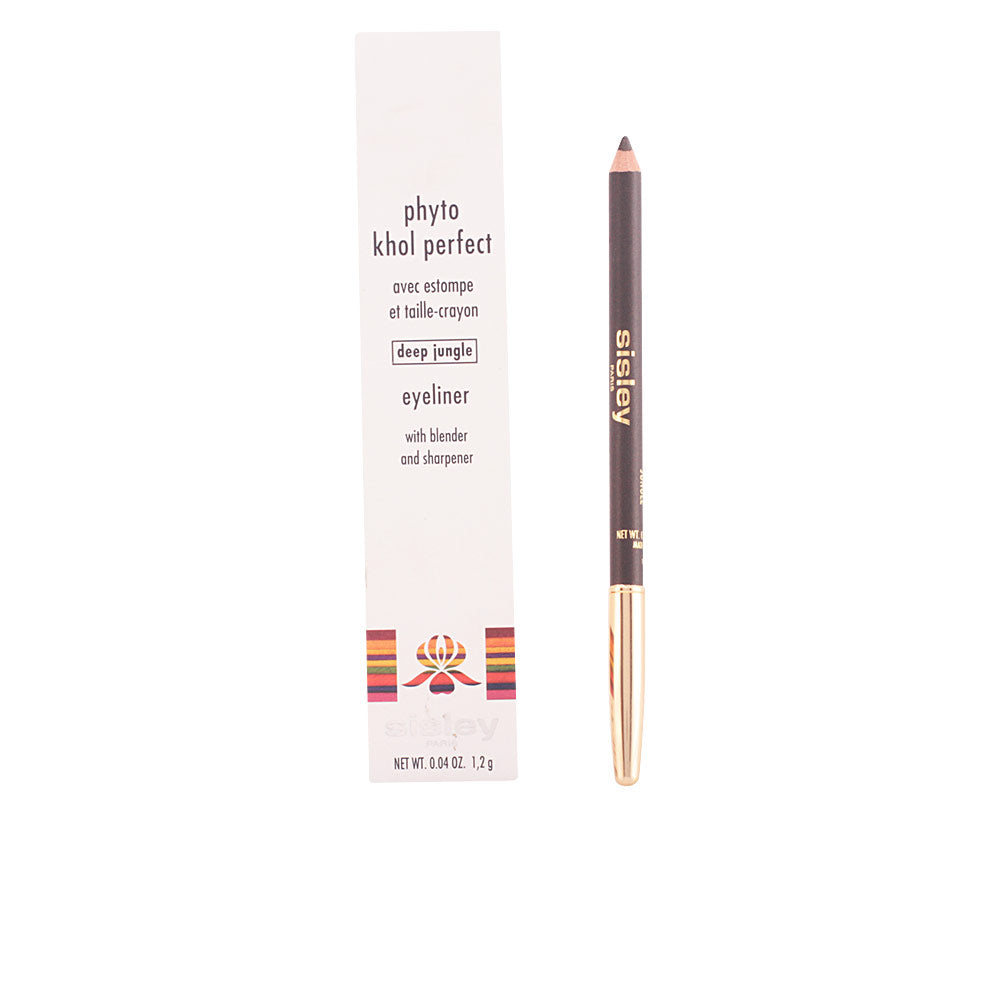 Slim metallic kohl pencil in deep jungle shade, 1.2 g, creamy finish