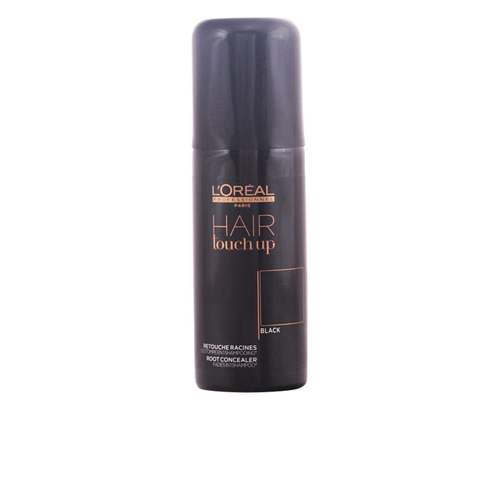 Black 75 ml aerosol root concealer spray for Unisex touch-ups