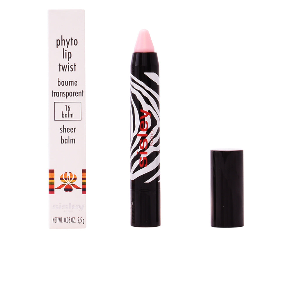 Twist-up pink tinted balm pencil, glossy finish, 2.5 g