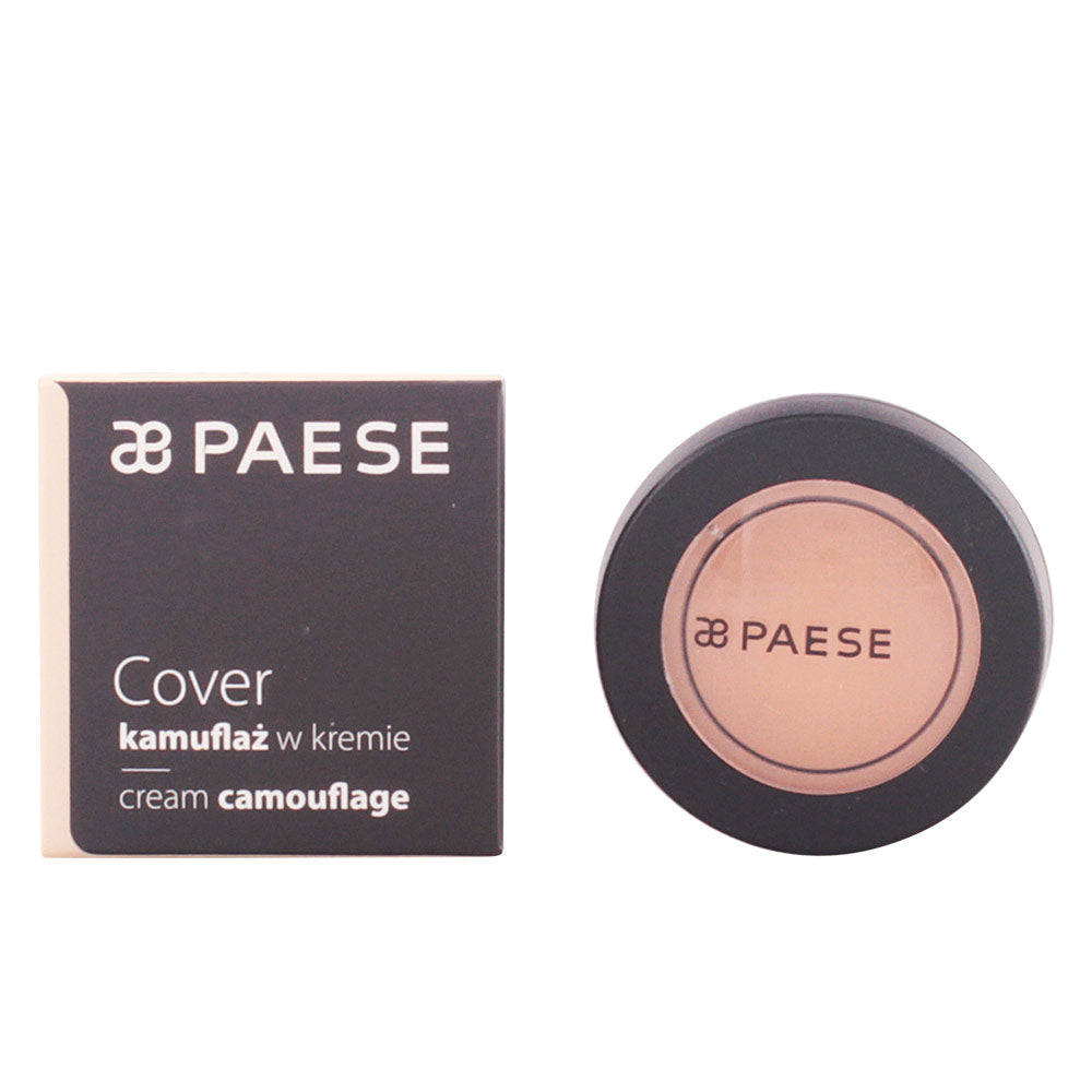 Small 4 g cream camouflage compact, satin beige shade number 10