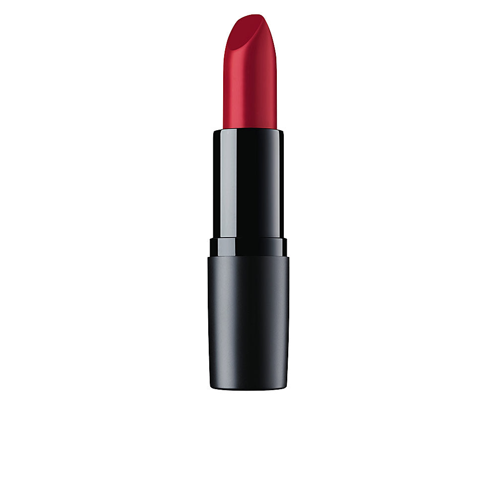 Matte Poppy Red lipstick bullet, 4 g, cream-to-matte finish