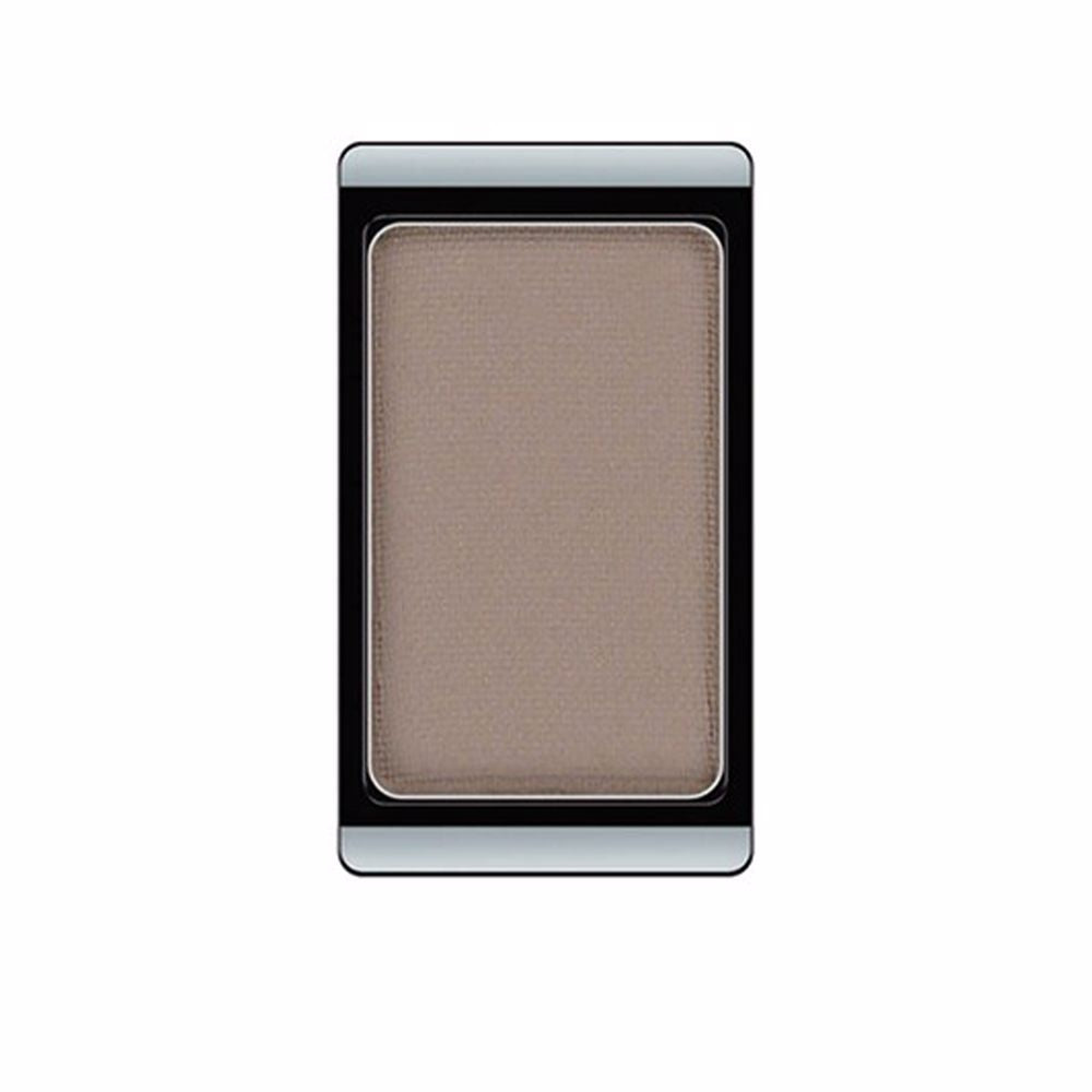 Compact matte light-grey mocha eyeshadow pan, 0.8 g, neutral brown-grey shade