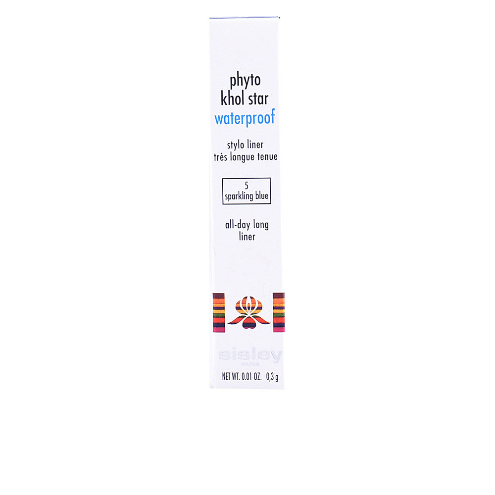 Retractable sparkling black eyeliner pencil with creamy tip, 0.3 g, waterproof