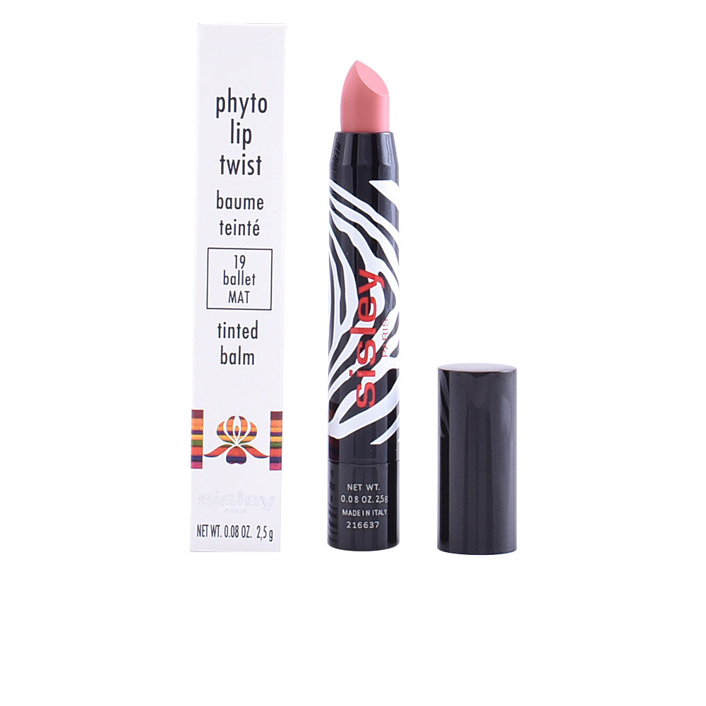 Twist-up tinted lip balm in 19 Ballet Mat, 2.5 g, satin finish